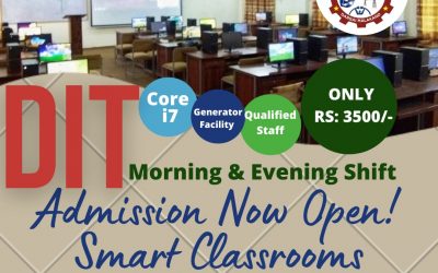 Admissions Open in DIT 2022