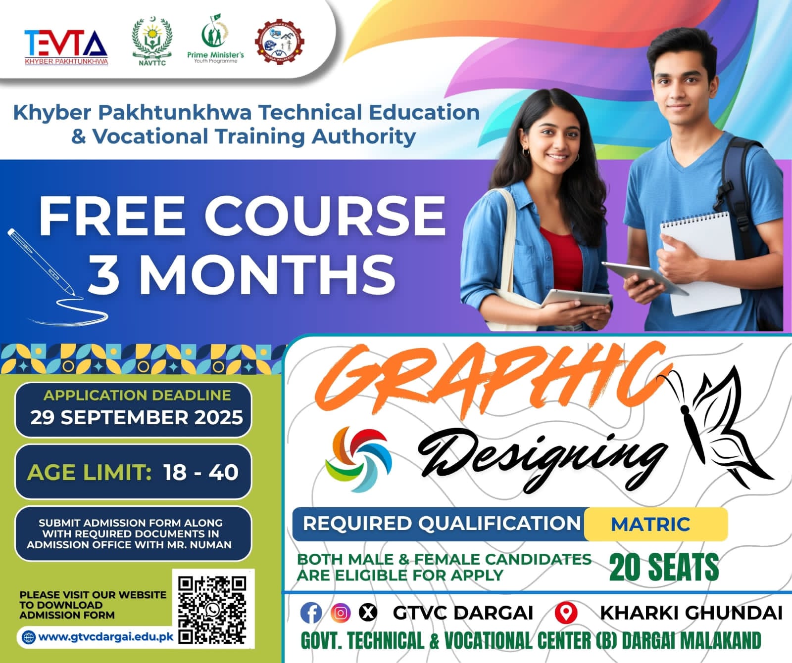 Free 3-Months Graphic Designing course Graphic Designing Free 3-months course